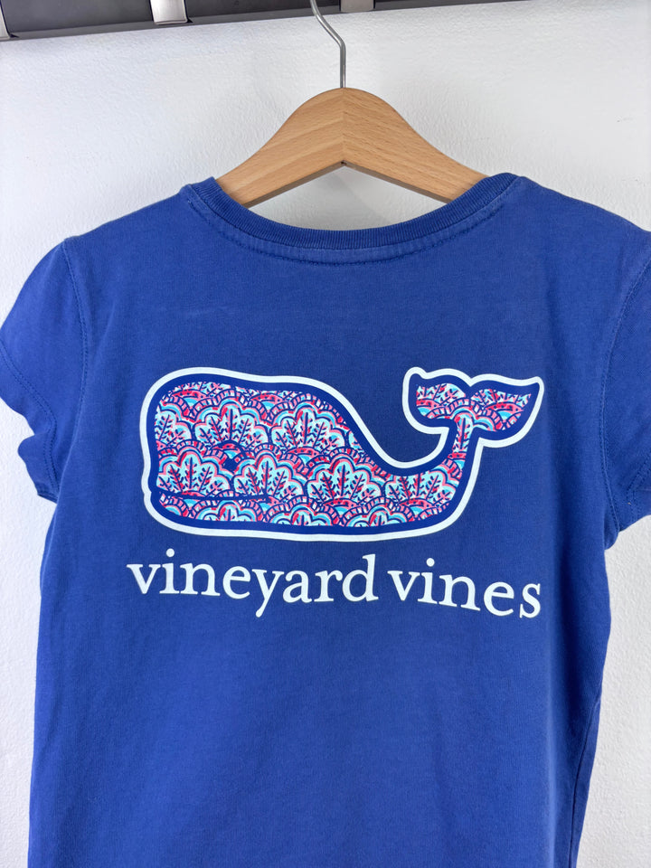 Vineyard Vines Whale Logo Tee 7 Years-Tops-Second Snuggle Preloved