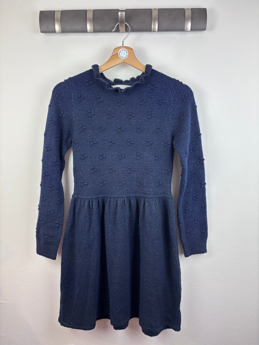 Next Navy Knit Dress 9-10 Years-Dresses-Second Snuggle Preloved