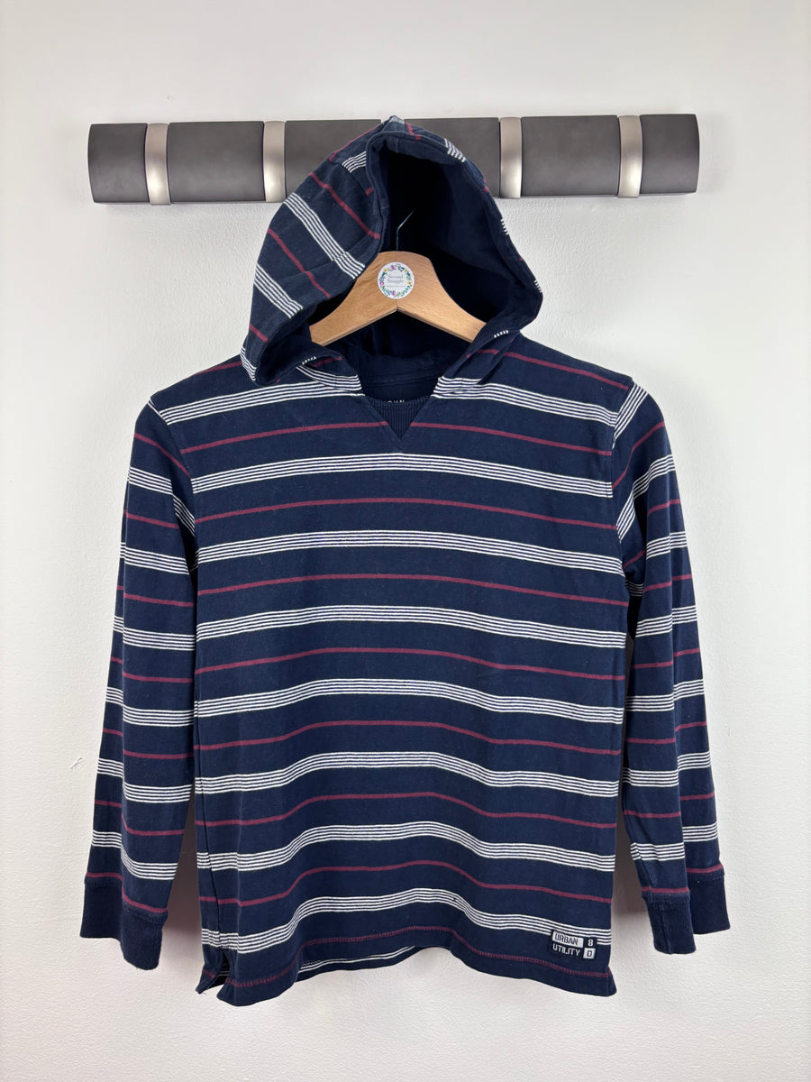John Lewis Striped Hoodie 8-9 Years-Hoodies-Second Snuggle Preloved