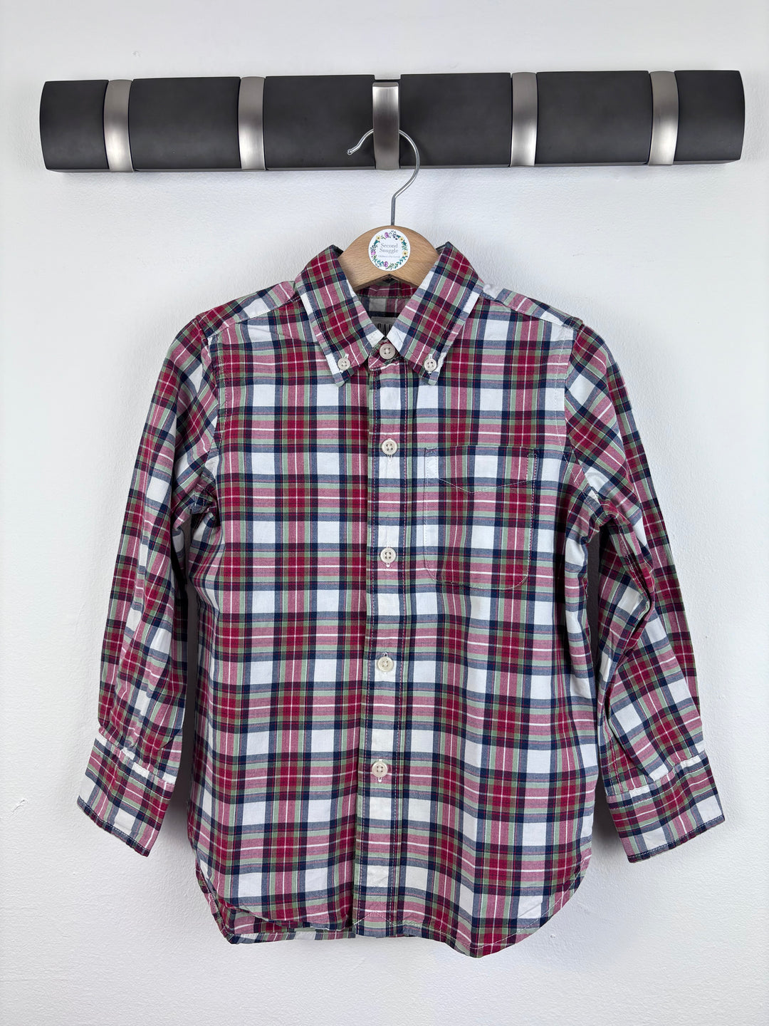 Gap Check Shirt 4-5 Years-Shirts-Second Snuggle Preloved
