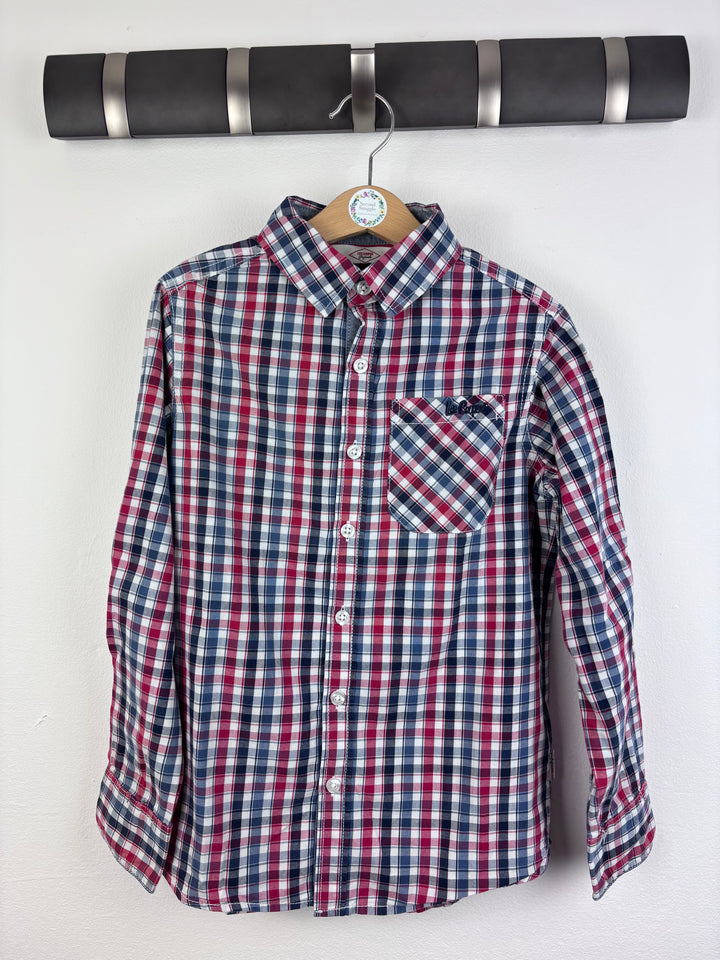 Lee Cooper Checked Shirt 7-8 Years-Shirts-Second Snuggle Preloved