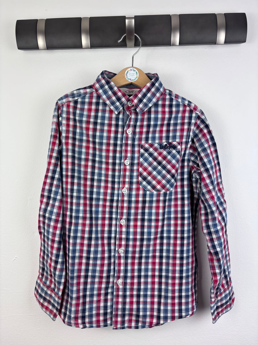 Lee Cooper Checked Shirt 7-8 Years-Shirts-Second Snuggle Preloved