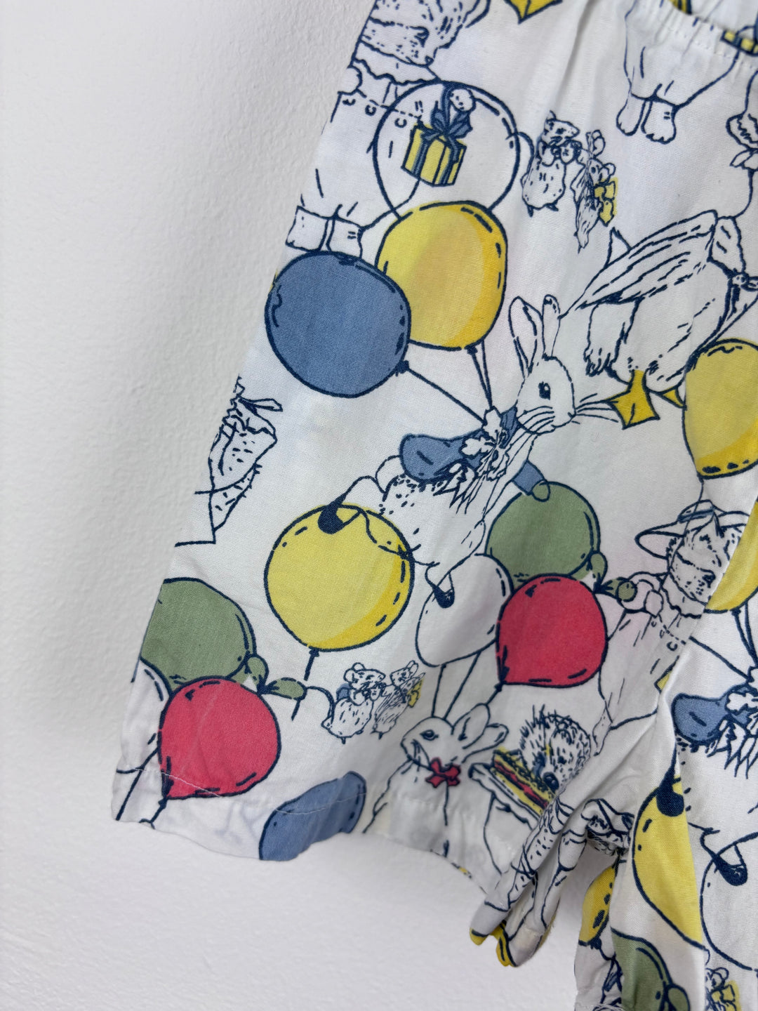 M&S Bunny Print Shorts 12-18 Months-Shorts-Second Snuggle Preloved