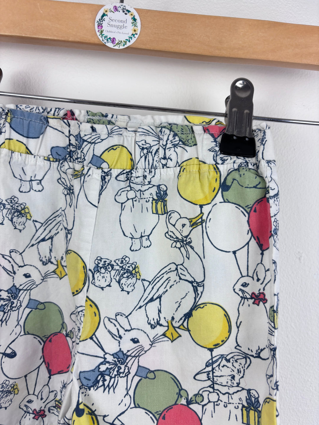 M&S Bunny Print Shorts 12-18 Months-Shorts-Second Snuggle Preloved