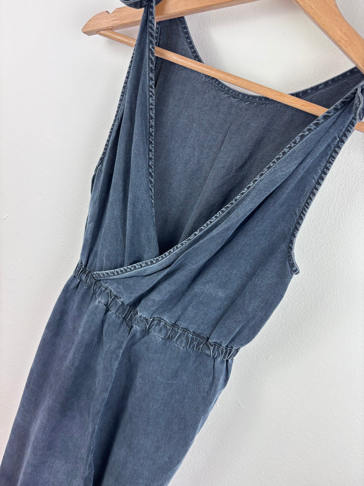 Next Denim Jumpsuit 8-9 Years-Jump Suits-Second Snuggle Preloved