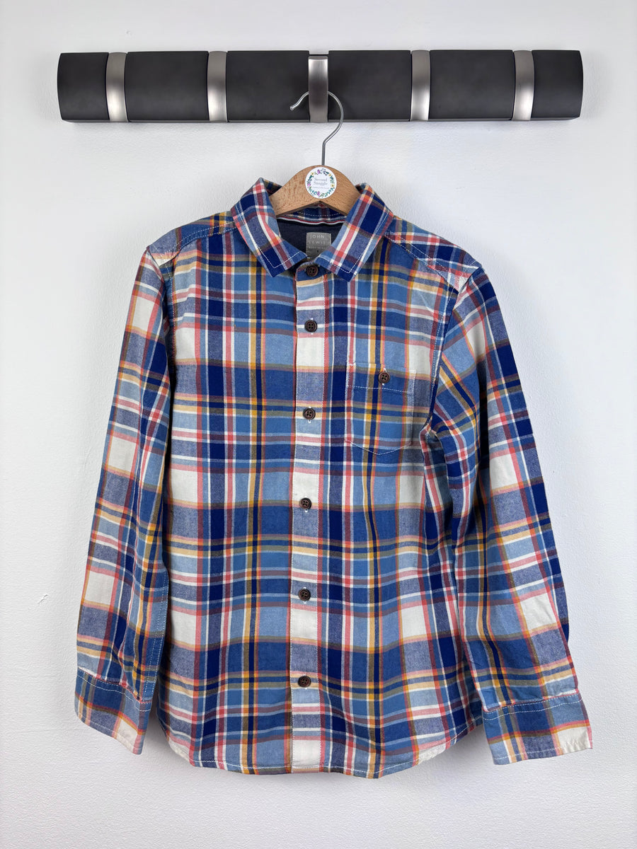John Lewis Checked Shirt 8-9 Years-Shirts-Second Snuggle Preloved