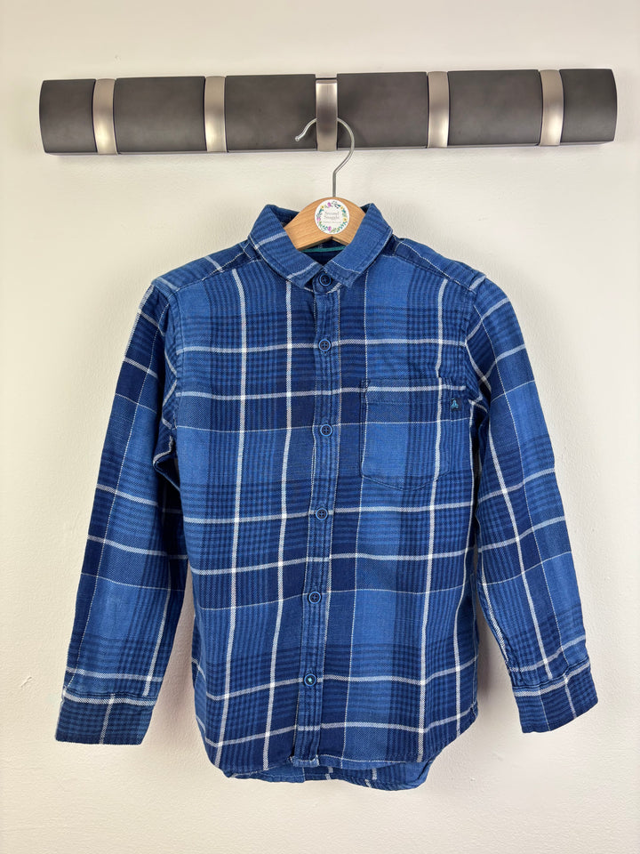 Next Blue Checked Shirt 4-5 Years-Shirts-Second Snuggle Preloved