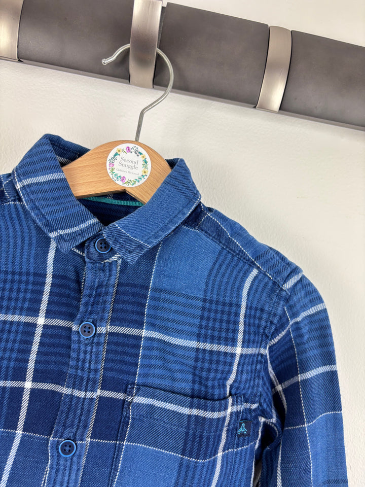 Next Blue Checked Shirt 4-5 Years-Shirts-Second Snuggle Preloved