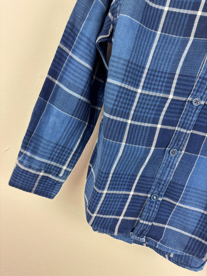 Next Blue Checked Shirt 4-5 Years-Shirts-Second Snuggle Preloved