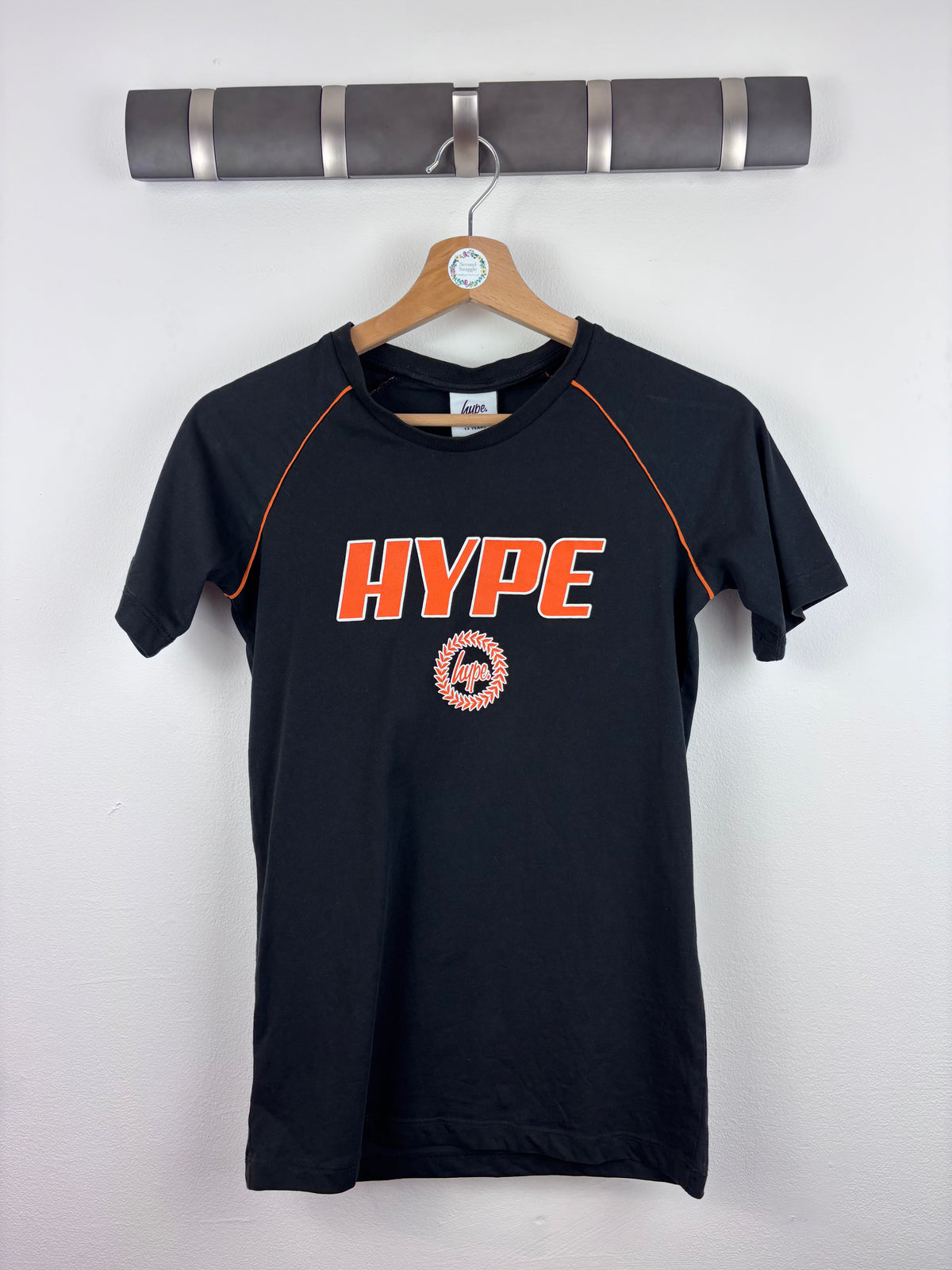 Hype Black Logo T Shirt 13 Years-Tops-Second Snuggle Preloved