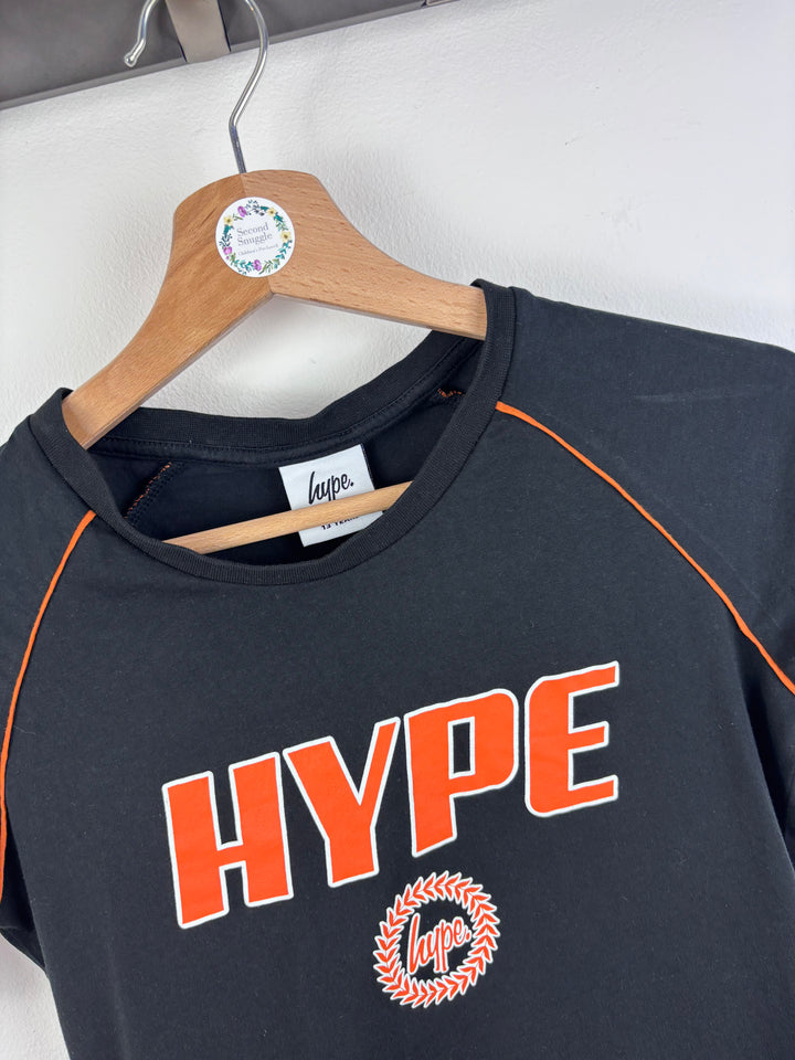 Hype Black Logo T Shirt 13 Years-Tops-Second Snuggle Preloved