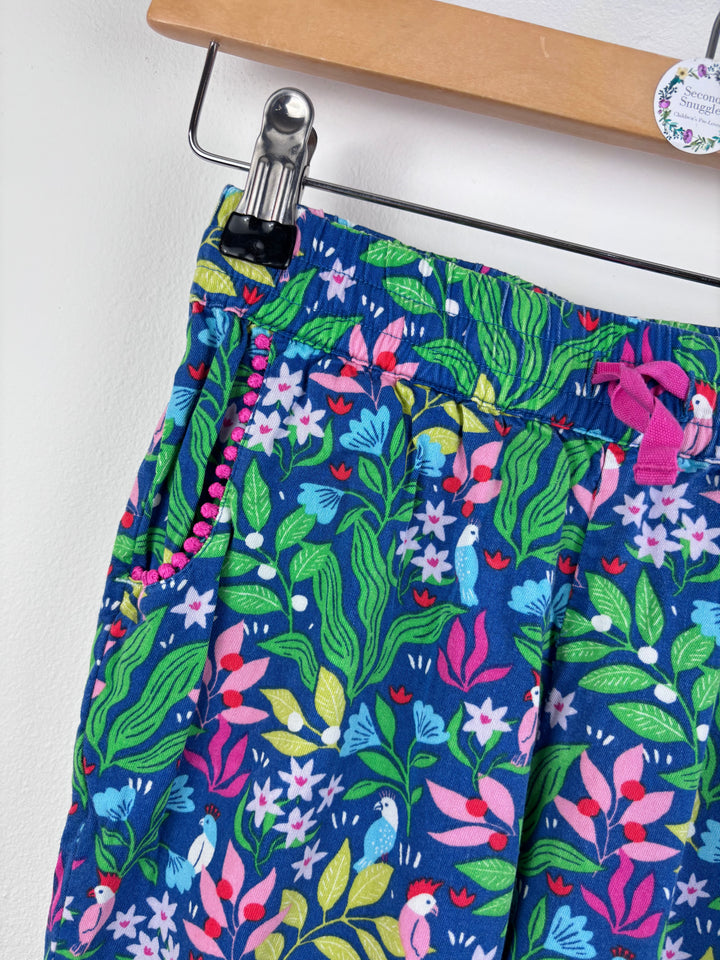 Boden Floral Trousers 7-8 Years-Trousers-Second Snuggle Preloved