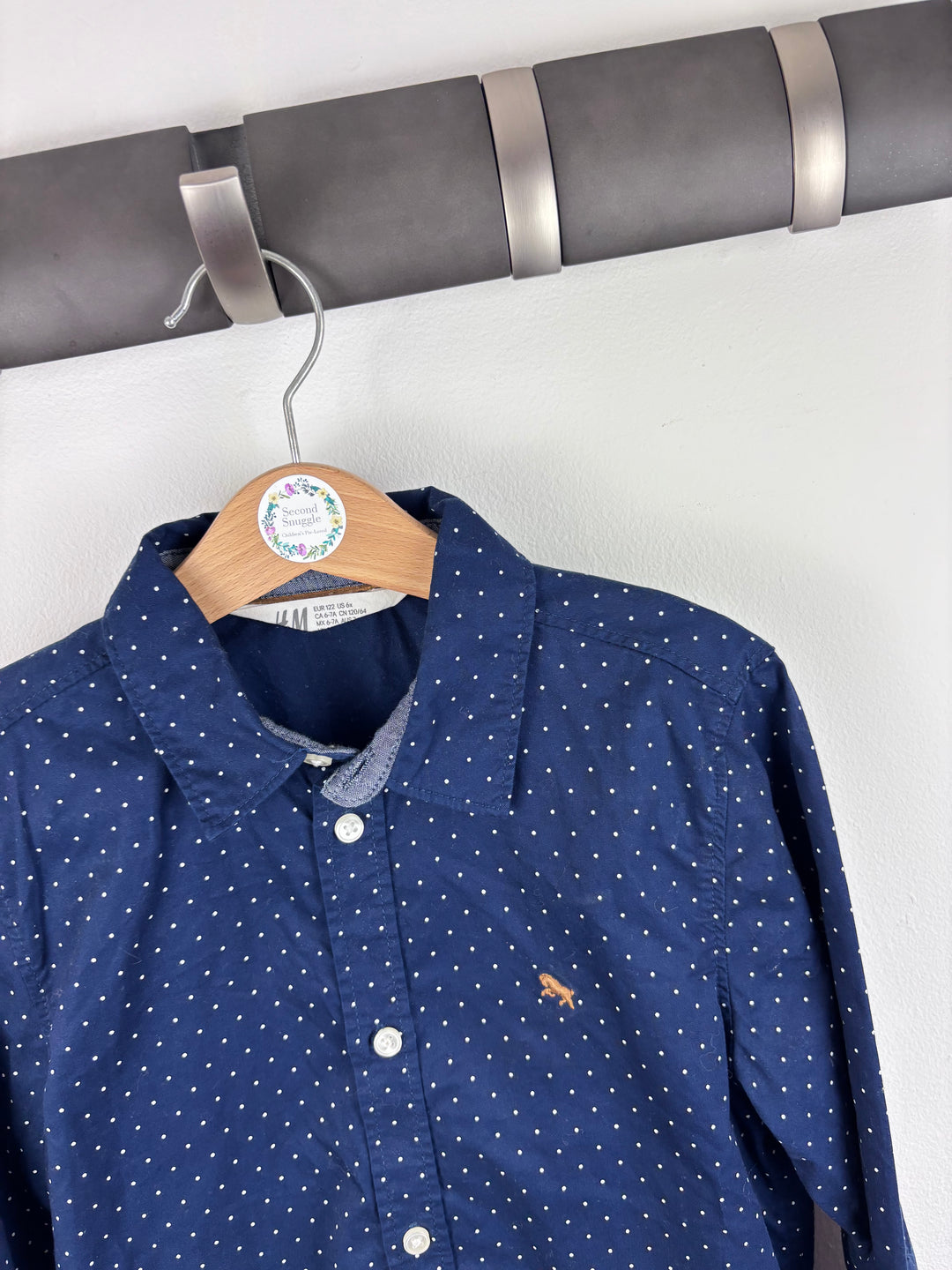 H&M Spot Shirt 6-7 Years-Shirts-Second Snuggle Preloved