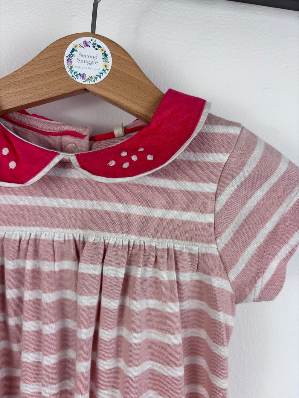 Boden Stripe Dress 6-12 Months-Dresses-Second Snuggle Preloved