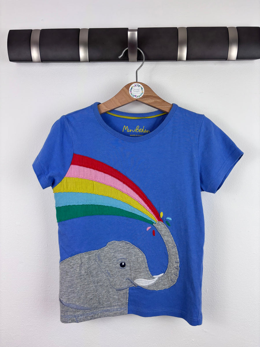 Boden Elephant T Shirt 4-5 Years-Tops-Second Snuggle Preloved
