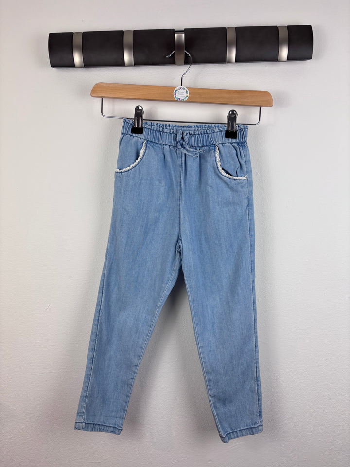 Next Denim Joggers 2-3 Years-Trousers-Second Snuggle Preloved