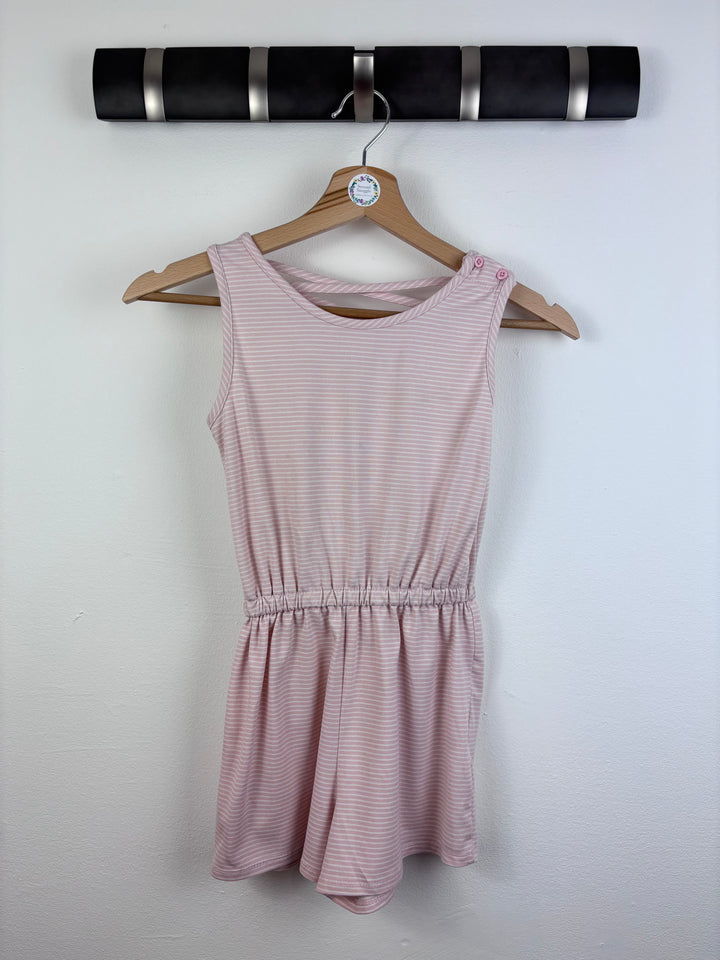 btween Pink Stripe Playsuit 7-8 Years-Play Suits-Second Snuggle Preloved