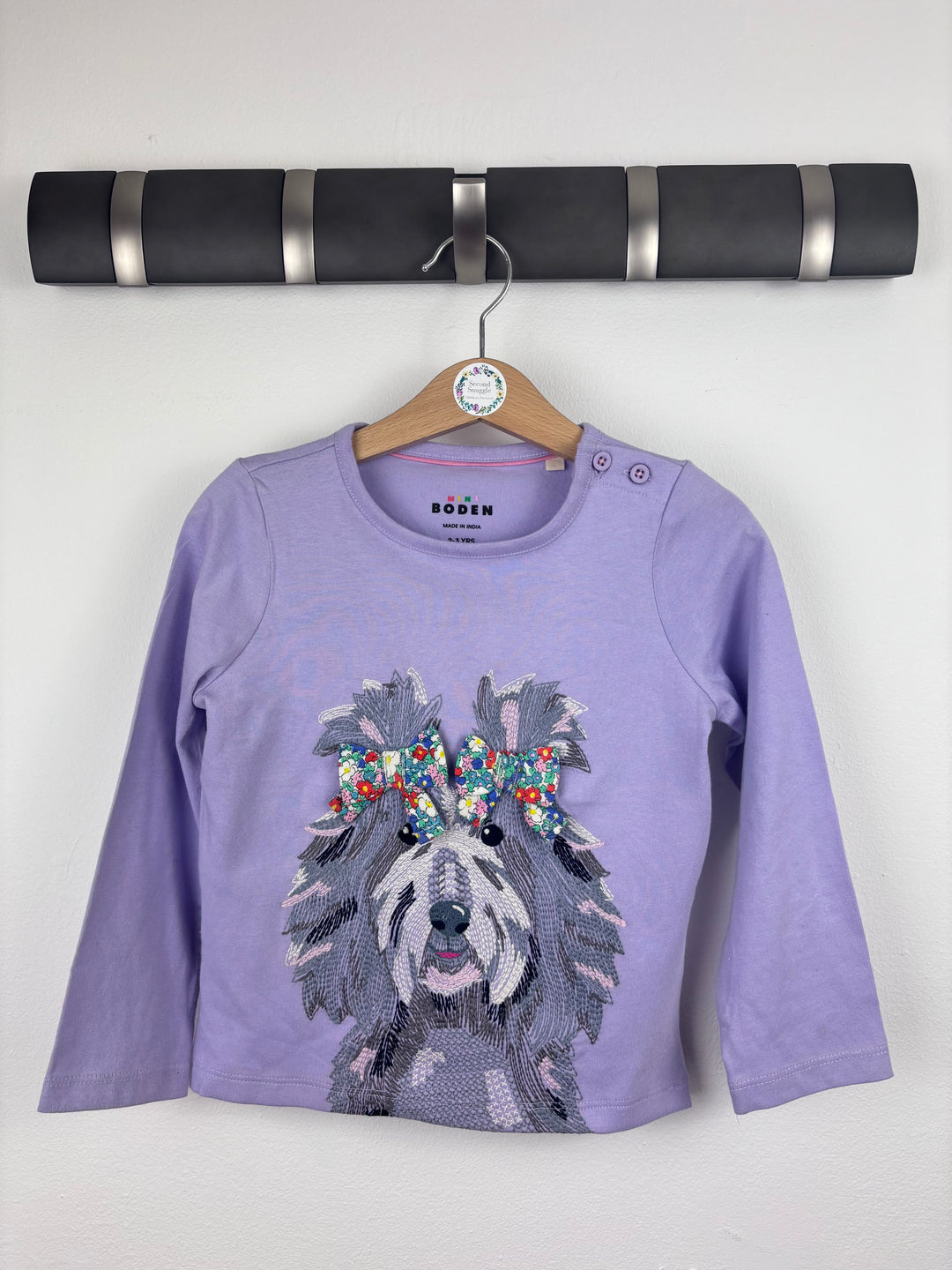 Mini Boden Dog With Bows Top Various Sizes-Tops-Second Snuggle Preloved