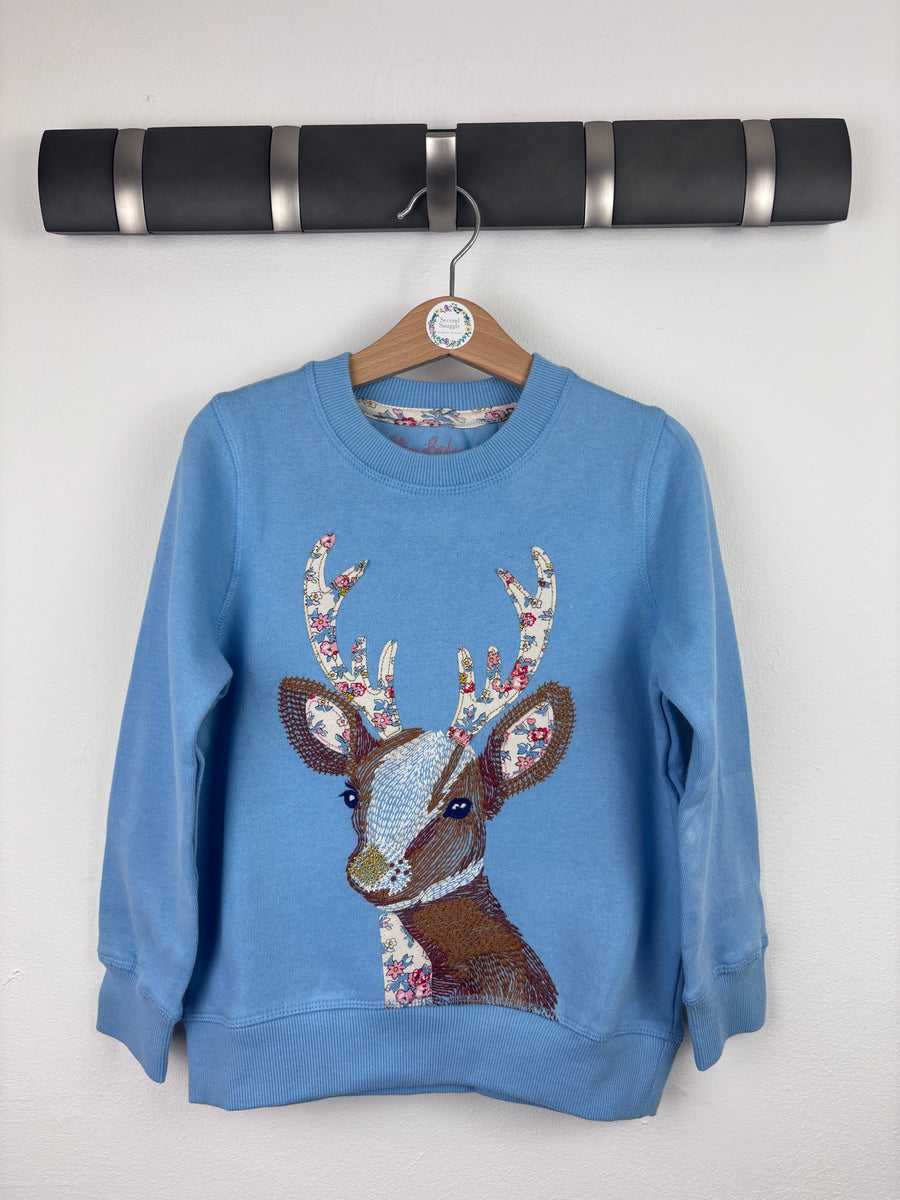 Mini Boden Reindeer Jumper 8-9 Years-Jumpers-Second Snuggle Preloved