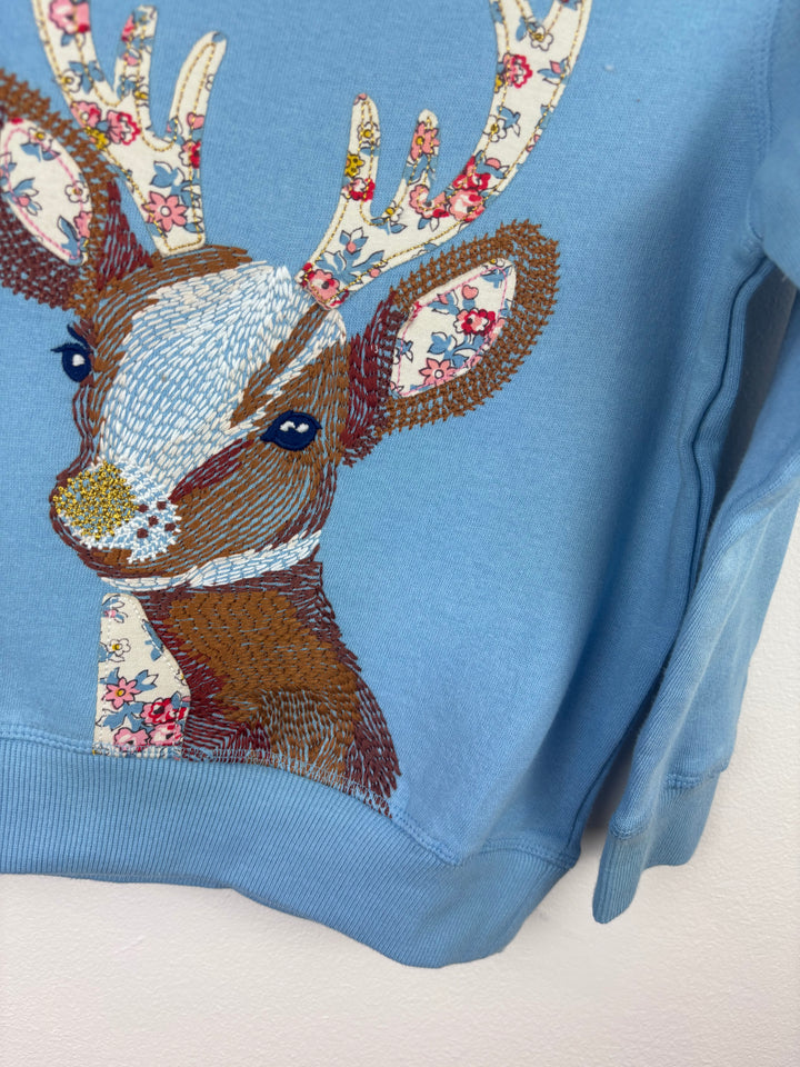 Mini Boden Reindeer Jumper 8-9 Years-Jumpers-Second Snuggle Preloved