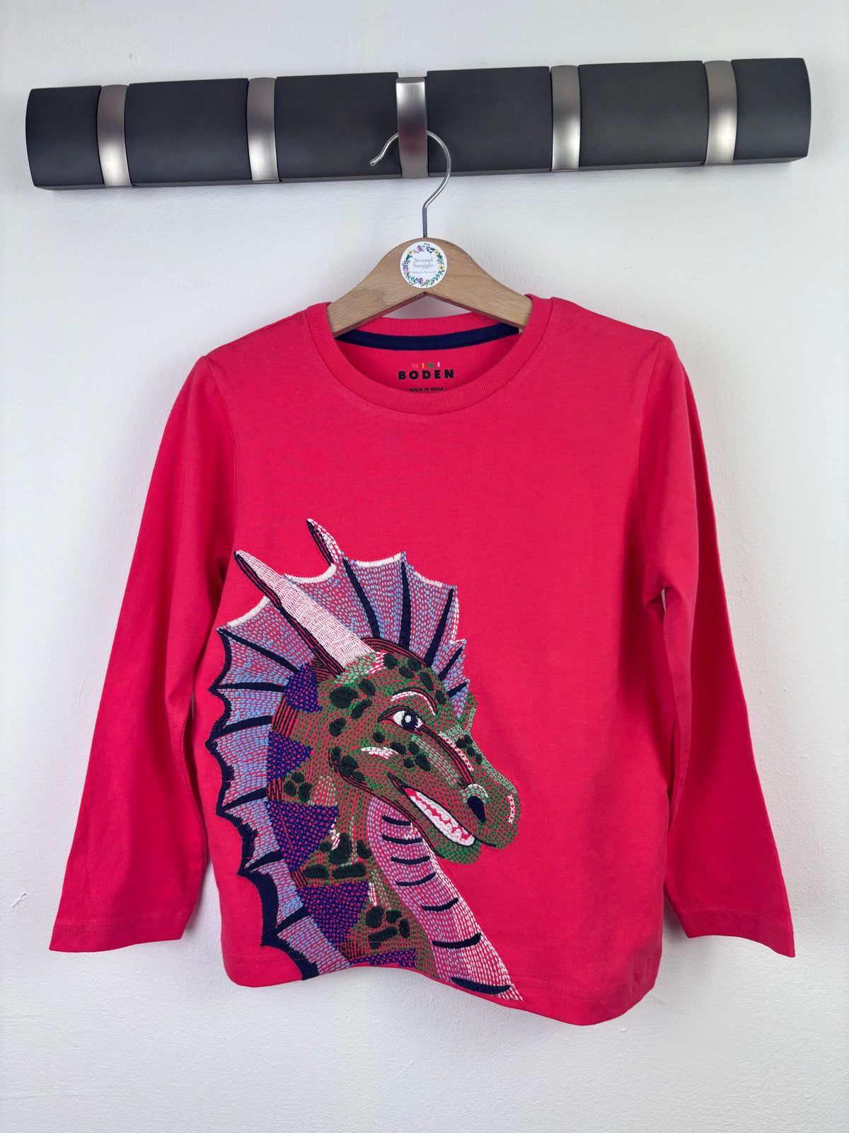Mini Boden Dragon Long Sleeve Top-Tops-Second Snuggle Preloved