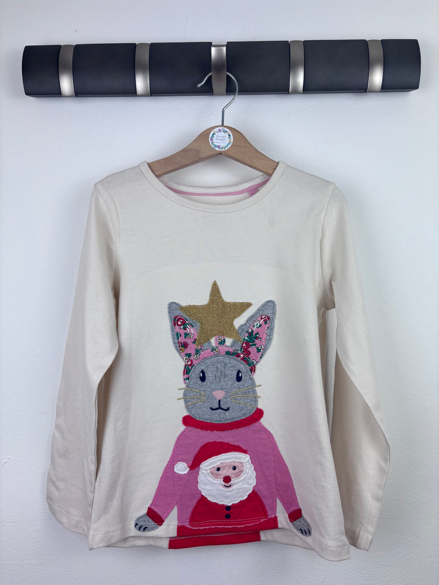 Mini Boden Bunny Christmas Top Various Sizes-Tops-Second Snuggle Preloved