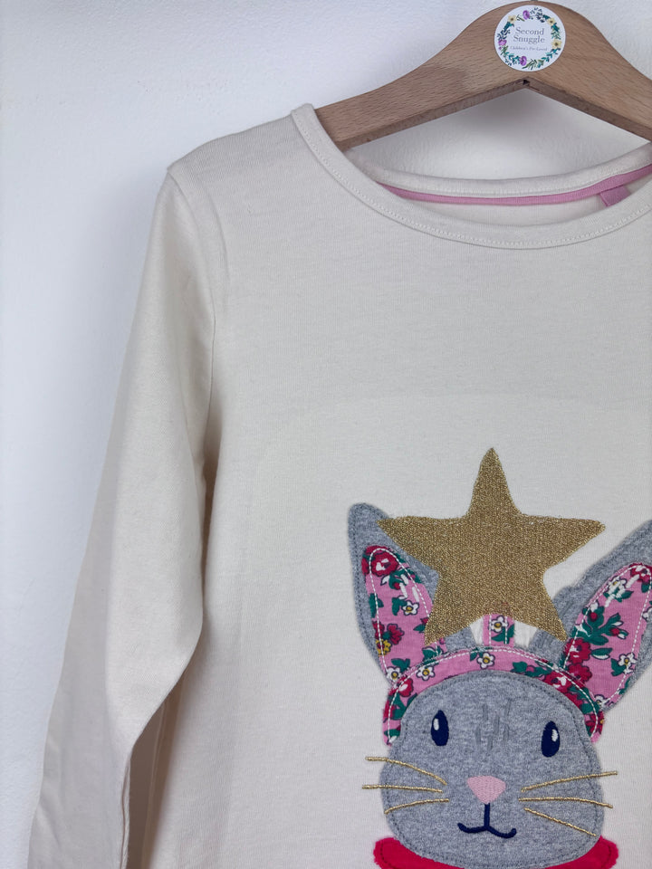 Mini Boden Bunny Christmas Top Various Sizes-Tops-Second Snuggle Preloved