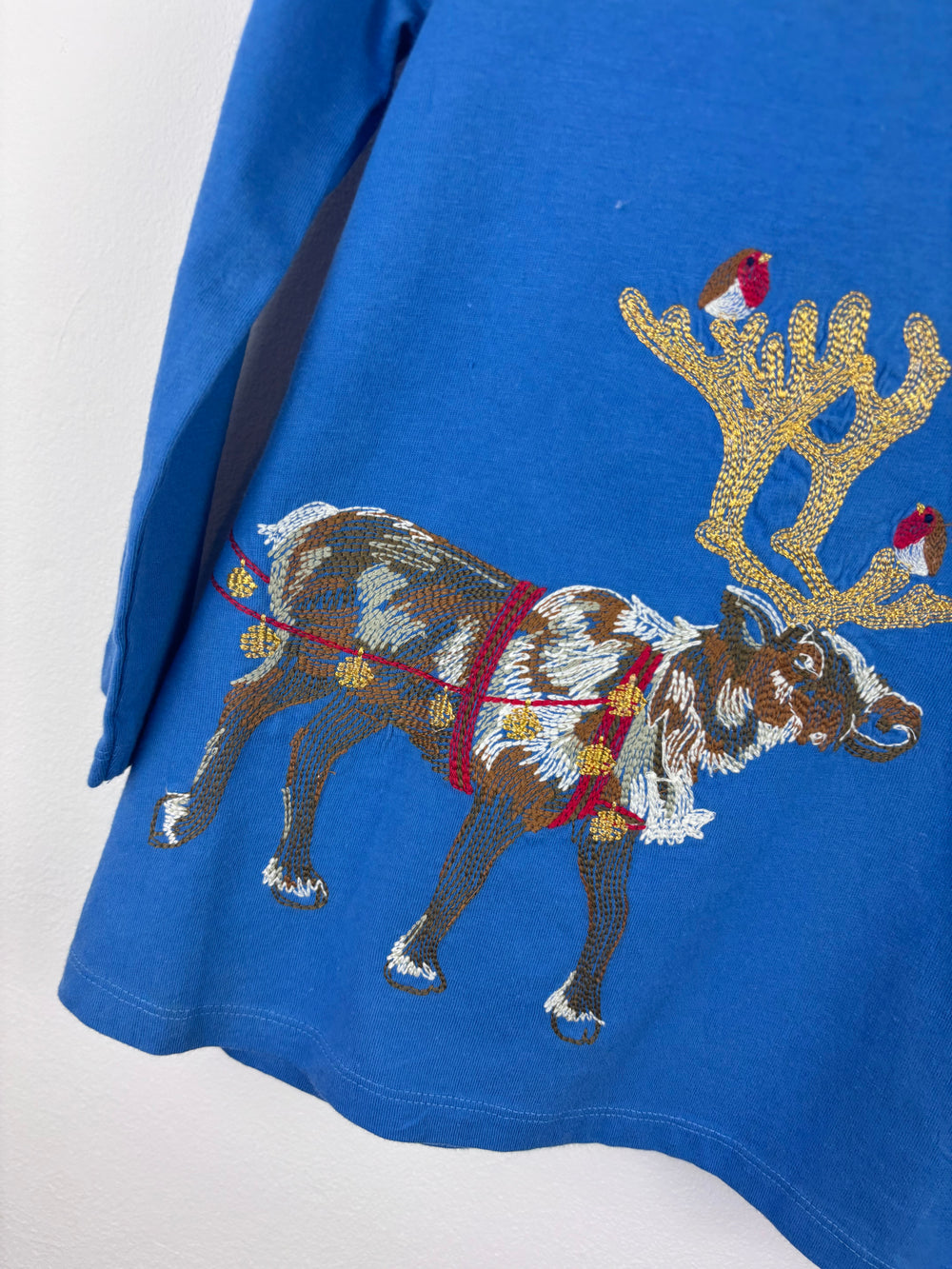 Mini Boden Reindeer Dress Various Sizes-Dresses-Second Snuggle Preloved