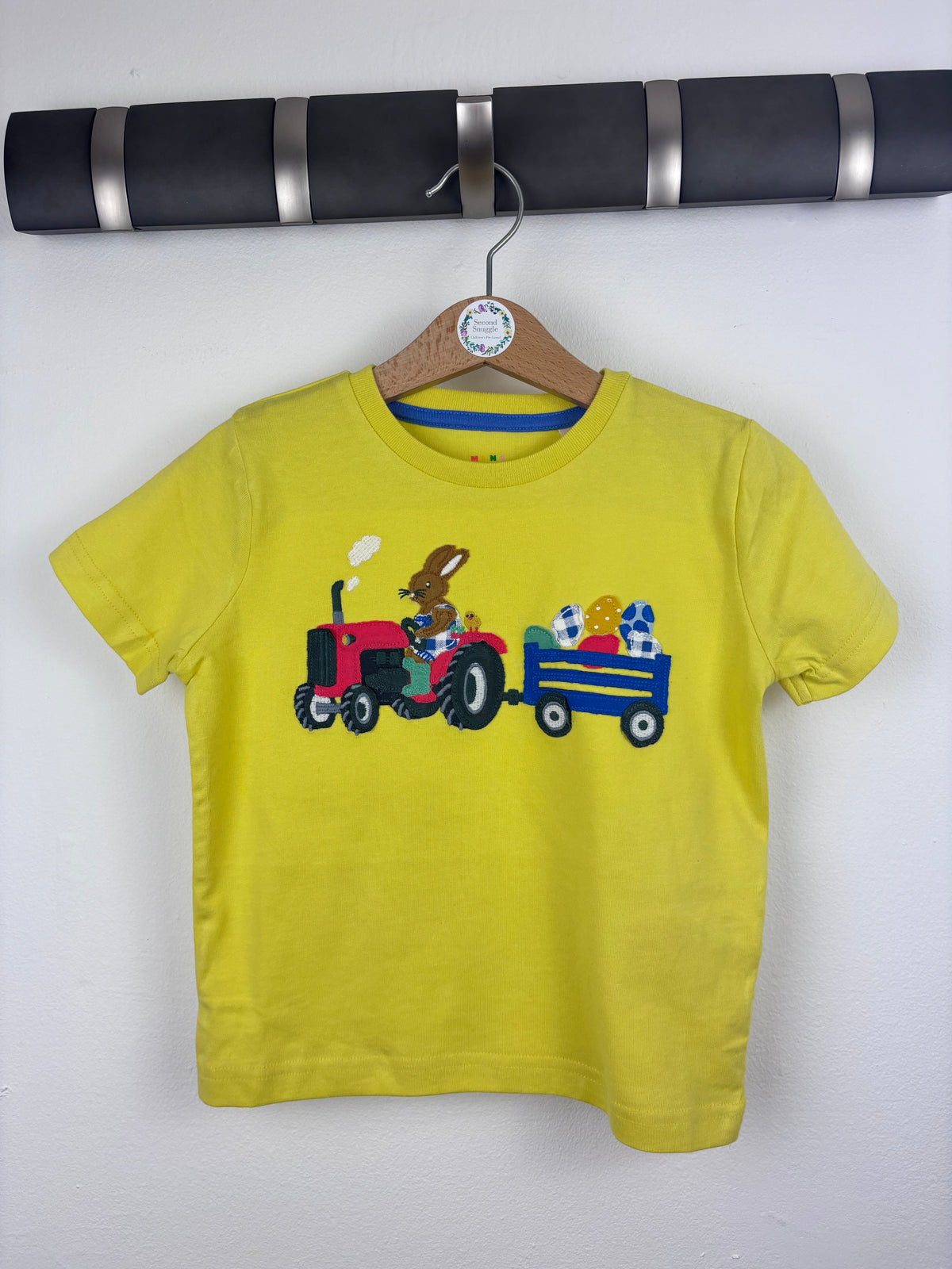 Mini Boden Tractor & Trailer T-Shirt-Tops-Second Snuggle Preloved