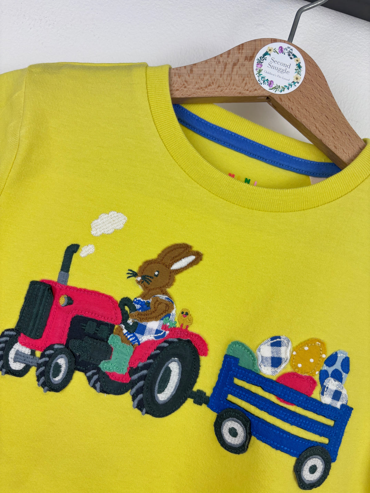 Mini Boden Tractor & Trailer T-Shirt-Tops-Second Snuggle Preloved