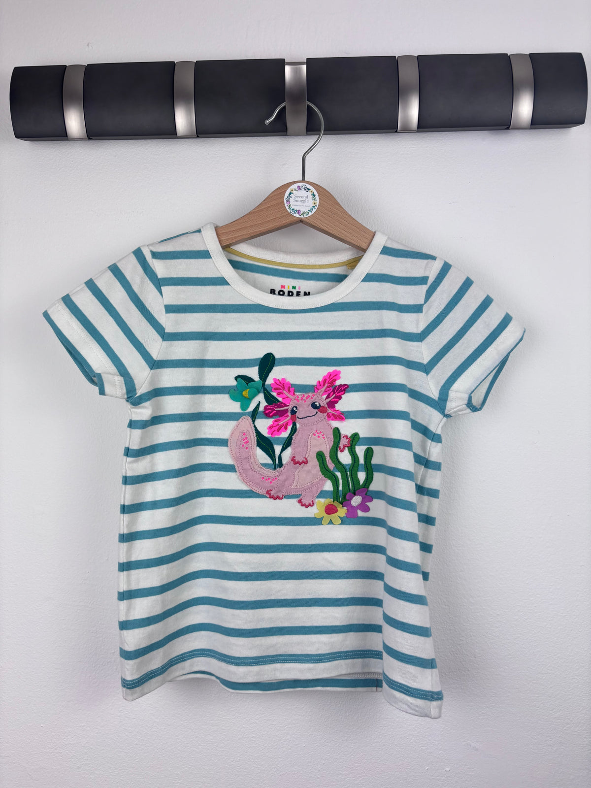 Mini Boden Axolotl Stripe Top-Tops-Second Snuggle Preloved