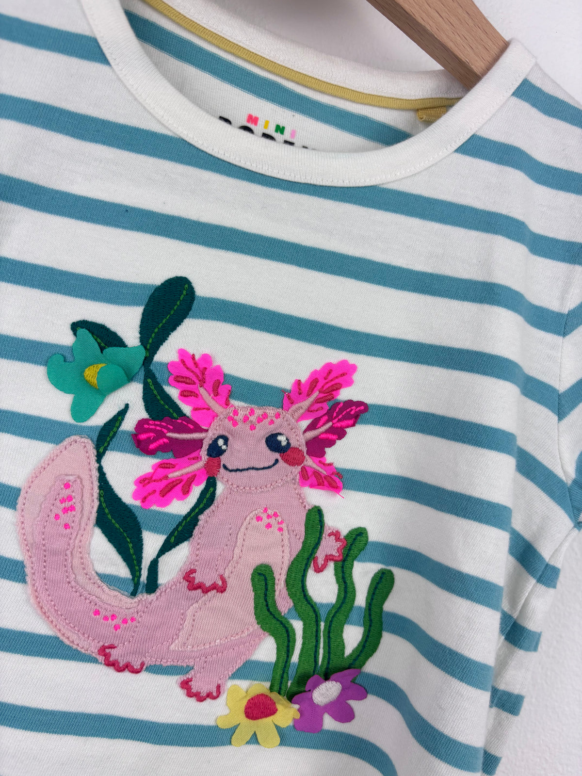 Mini Boden Axolotl Stripe Top-Tops-Second Snuggle Preloved