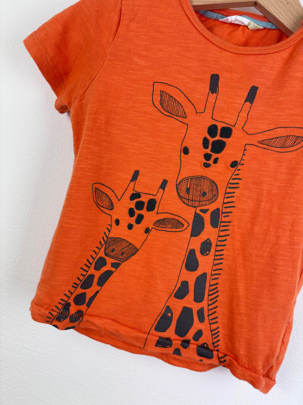 John Lewis Giraffe T Shirt 12-18 Months-Tops-Second Snuggle Preloved