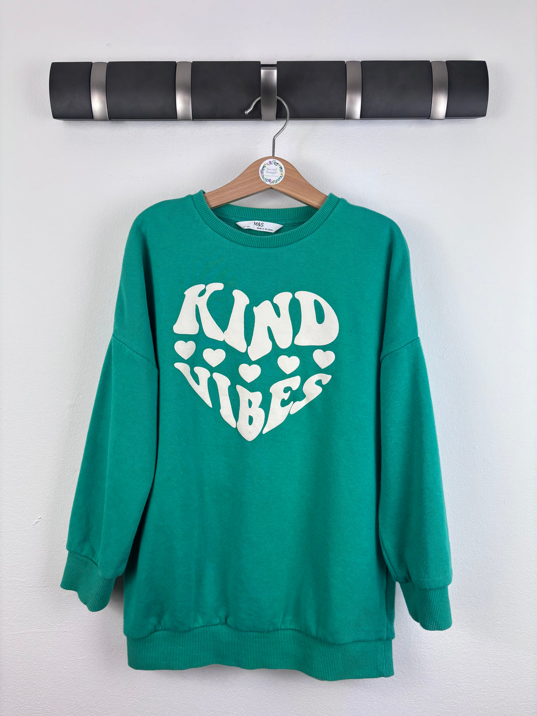 M&S Kind Vibes Sweatshirt 6-7 Years-Jumpers-Second Snuggle Preloved