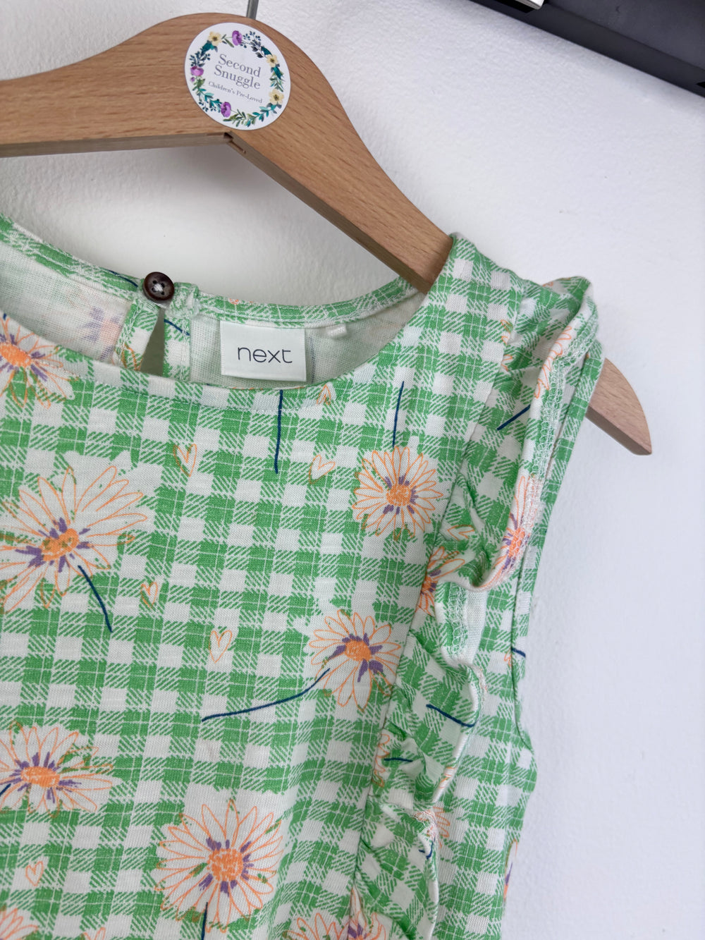 Next Green Floral Top 5-6 Years-Tops-Second Snuggle Preloved