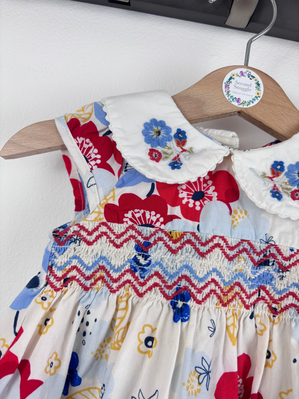 Next Floral Dress And Pants Set 0-3 Months-Dresses-Second Snuggle Preloved