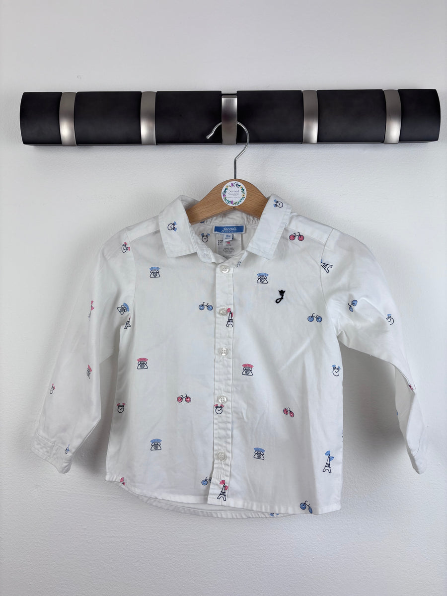Jacadi Paris Print Shirt 12-18 Months-Shirts-Second Snuggle Preloved