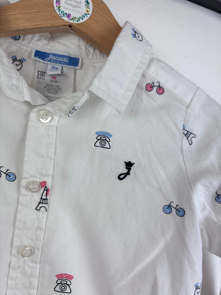 Jacadi Paris Print Shirt 12-18 Months-Shirts-Second Snuggle Preloved