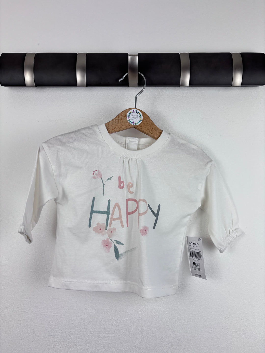 Matalan Be Happy Top 0-3 Months-Tops-Second Snuggle Preloved