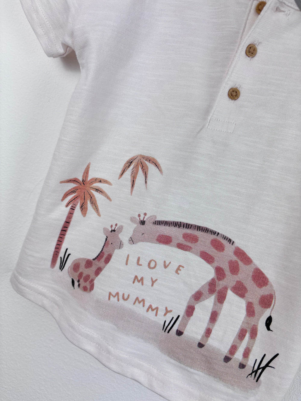Tu Giraffe Set 6-9 Months-Shorts-Second Snuggle Preloved