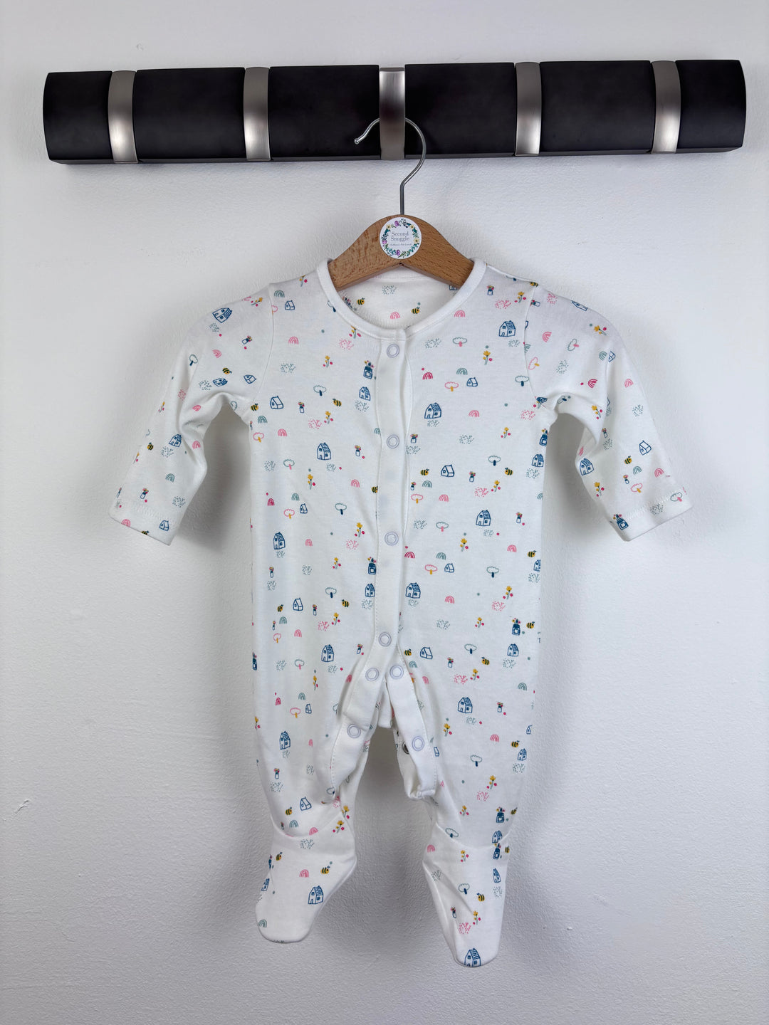M&S Sleepsuit Tiny Baby-Sleepsuits-Second Snuggle Preloved