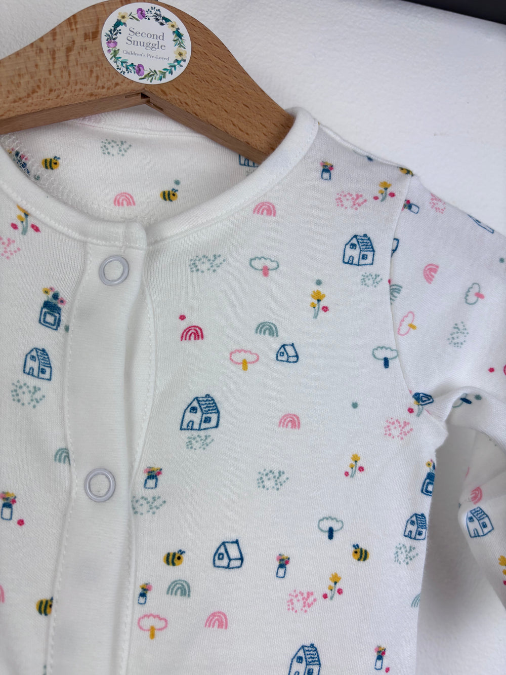 M&S Sleepsuit Tiny Baby-Sleepsuits-Second Snuggle Preloved