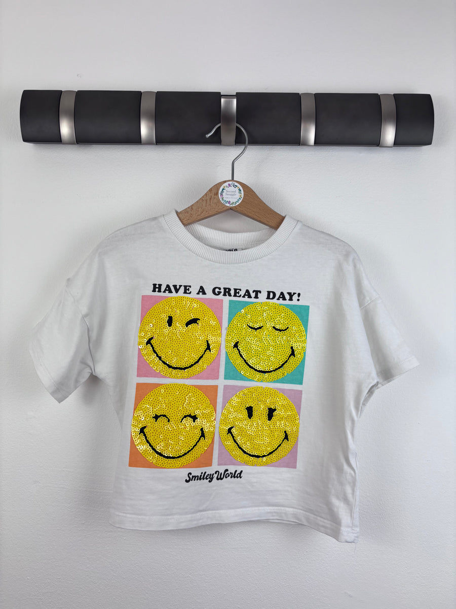 Fred & Flo Smiley T Shirt 5-6 Years-Tops-Second Snuggle Preloved
