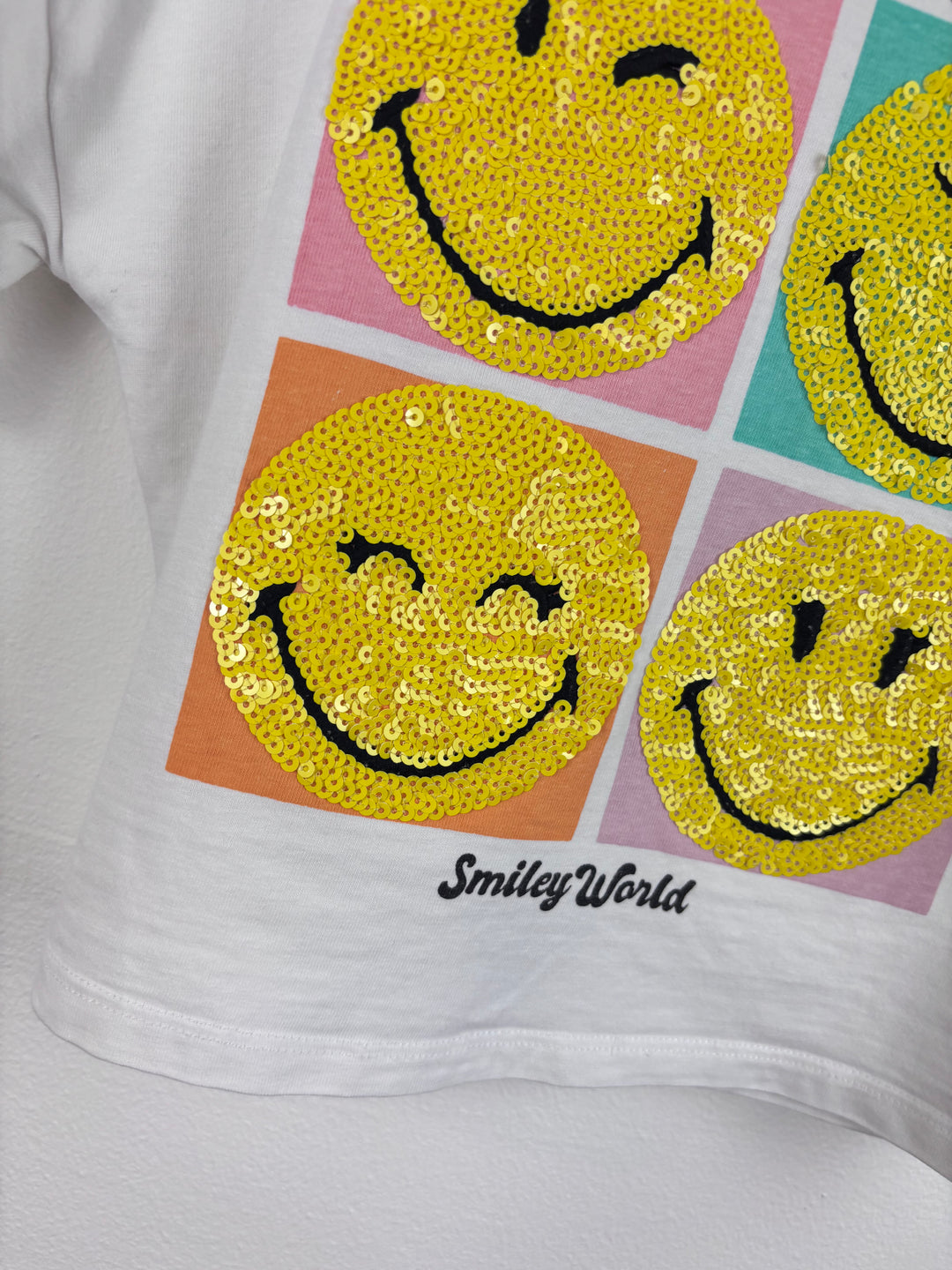 Fred & Flo Smiley T Shirt 5-6 Years-Tops-Second Snuggle Preloved