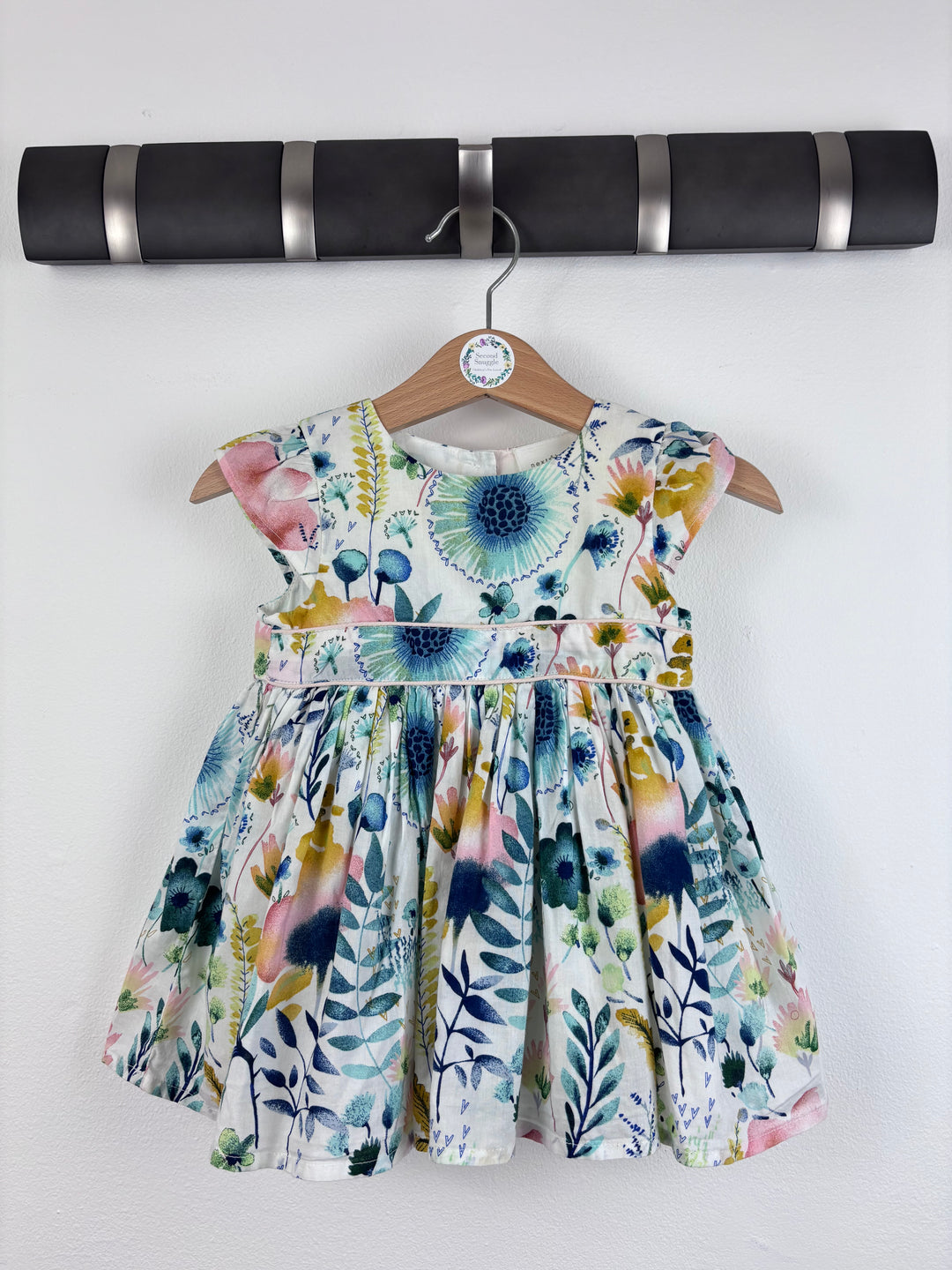 Next Floral Dress 3-6 Months-Dresses-Second Snuggle Preloved
