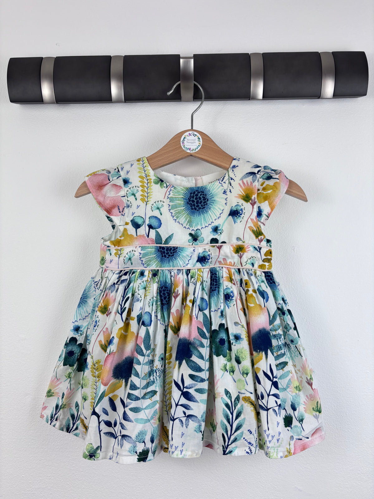 Next Floral Dress 3-6 Months-Dresses-Second Snuggle Preloved