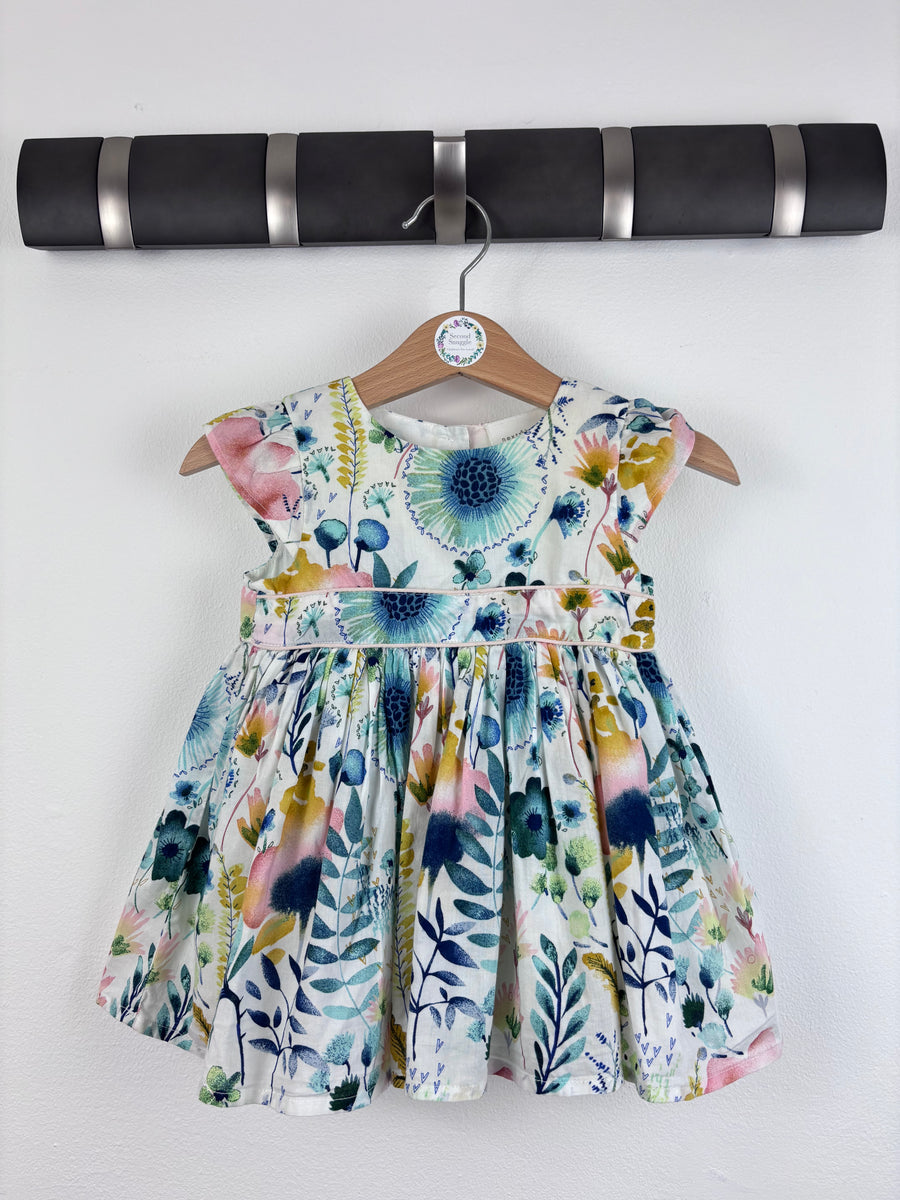 Next Floral Dress 3-6 Months-Dresses-Second Snuggle Preloved