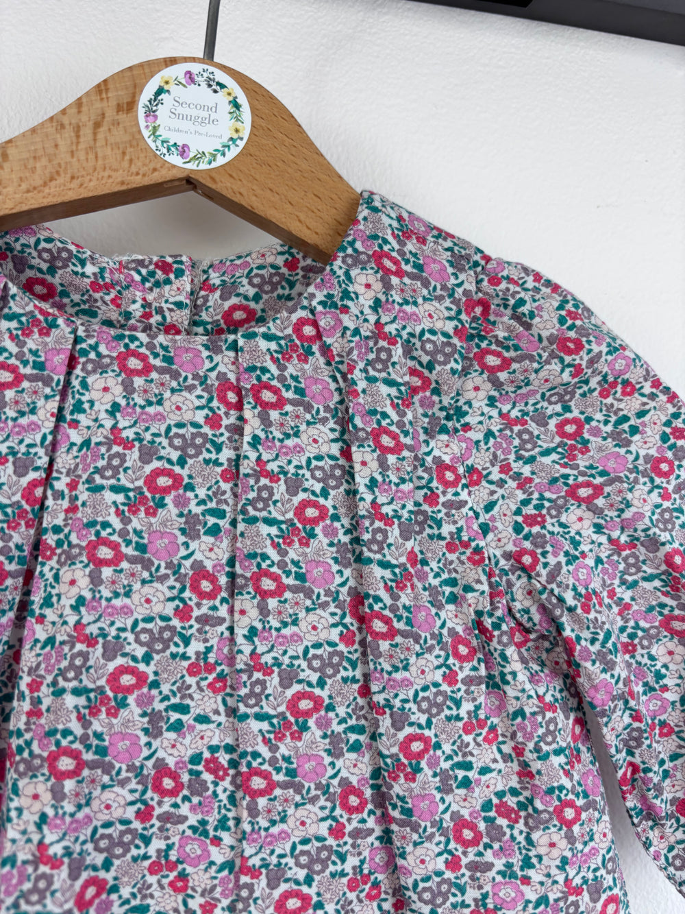 M&S Floral Blouse 0-3 Months-Tops-Second Snuggle Preloved