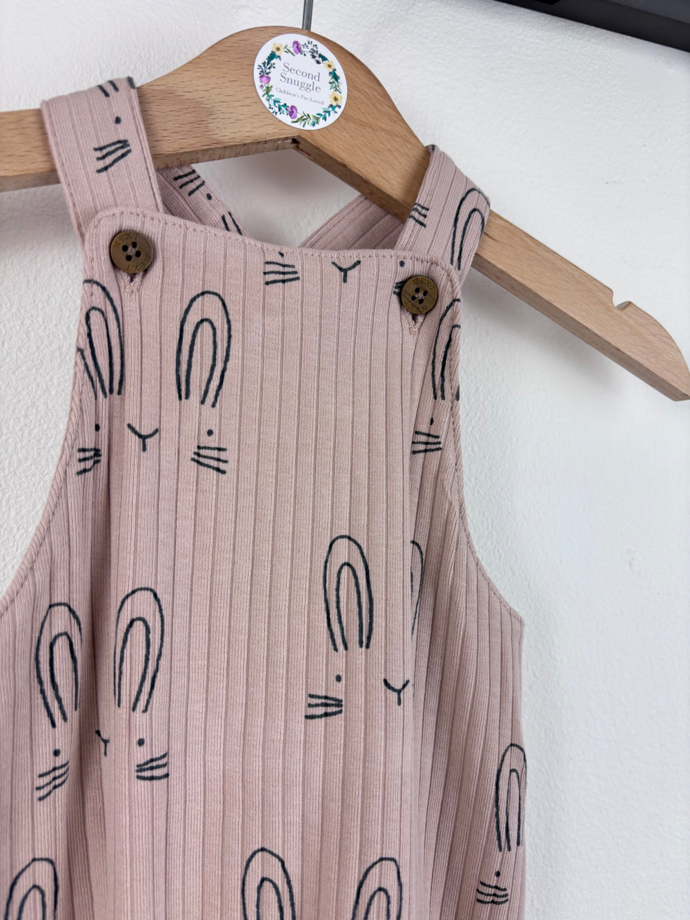 Next Bunny Romper Up To 1 Month-Dungarees-Second Snuggle Preloved