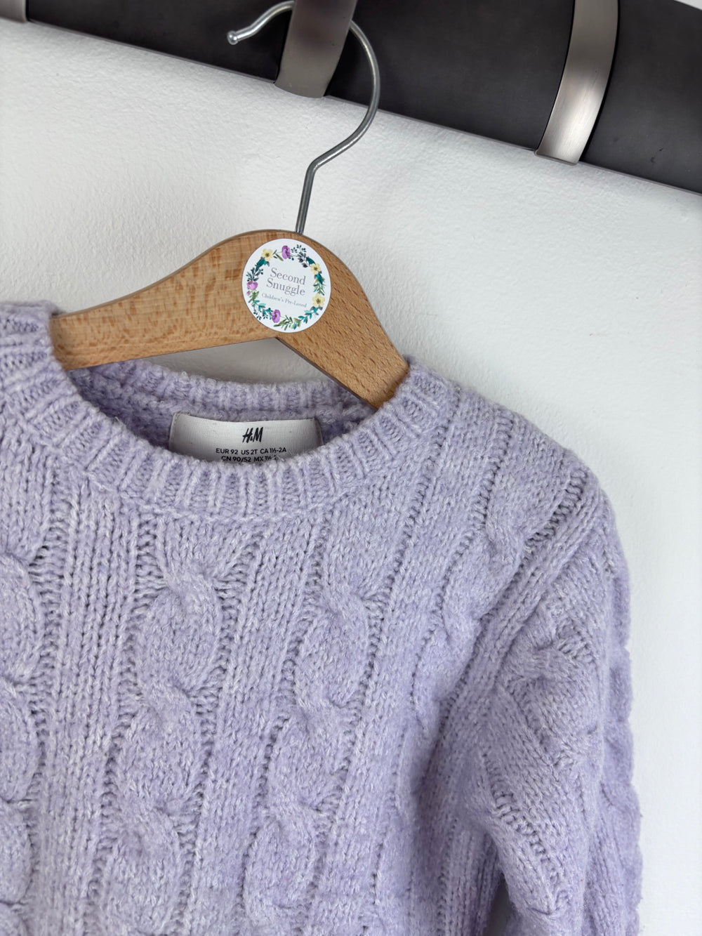 H&M Lilac Jumper 18-24 Months-Jumpers-Second Snuggle Preloved